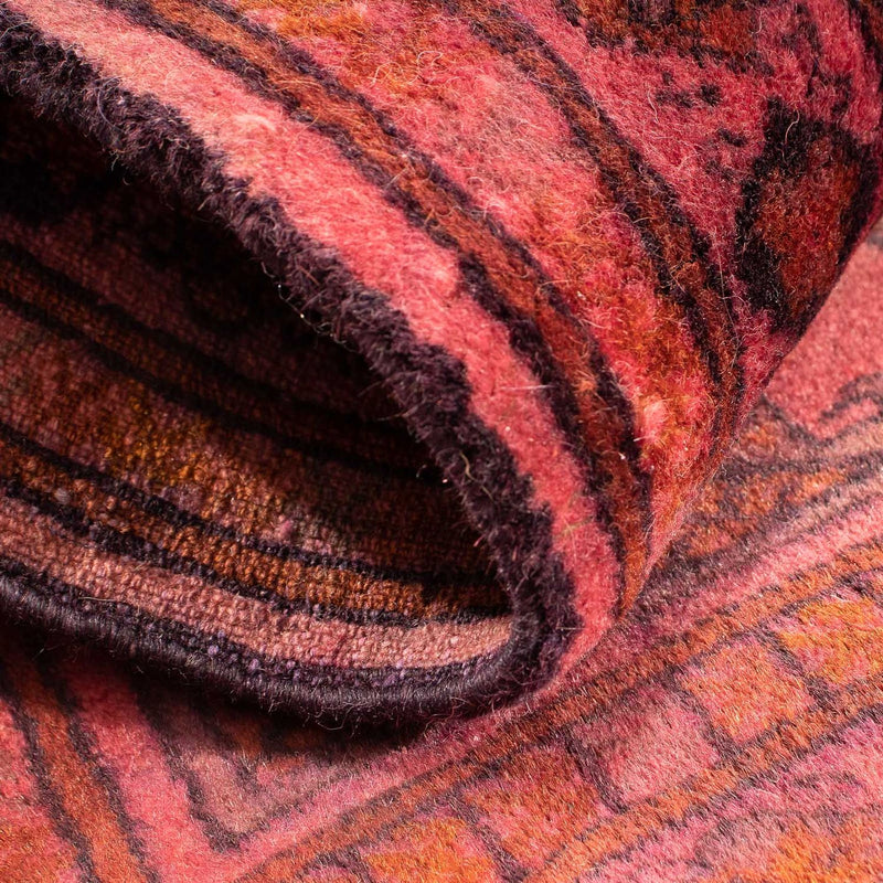 Tapis Turkaman - 86 x 63 cm - rouge clair