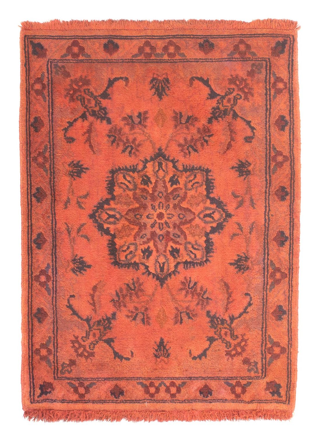 Orientteppich 80 x 58 cm - rost