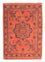 Orientteppich 80 x 58 cm - rost