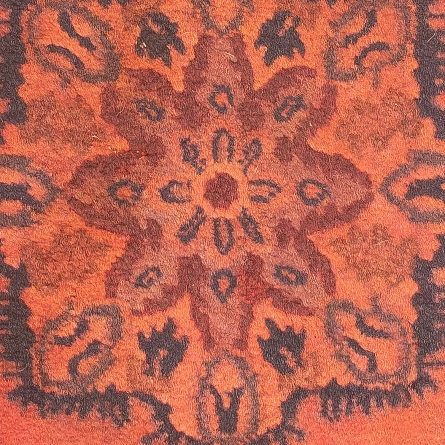 Orientteppich 80 x 58 cm - rost
