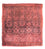 Tapis persan - Classique carré  - 72 x 67 cm - rouge clair
