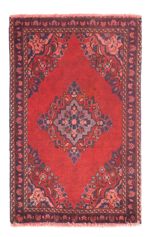 Orientteppich 87 x 57 cm - dunkelrot