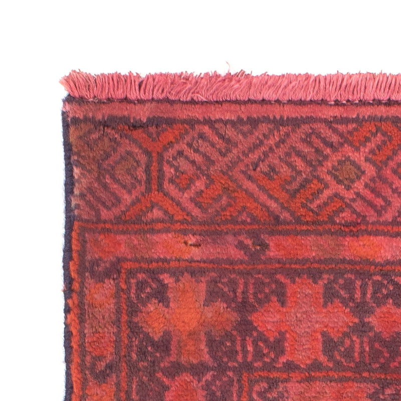 Tapis Turkaman - 88 x 57 cm - rouge clair