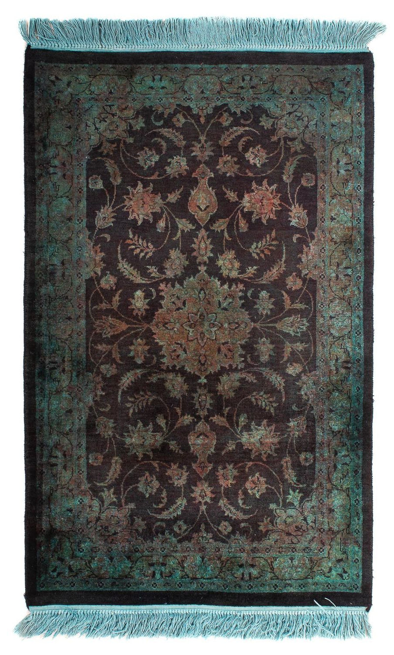 Orientteppich 130 x 76 cm - hellblau