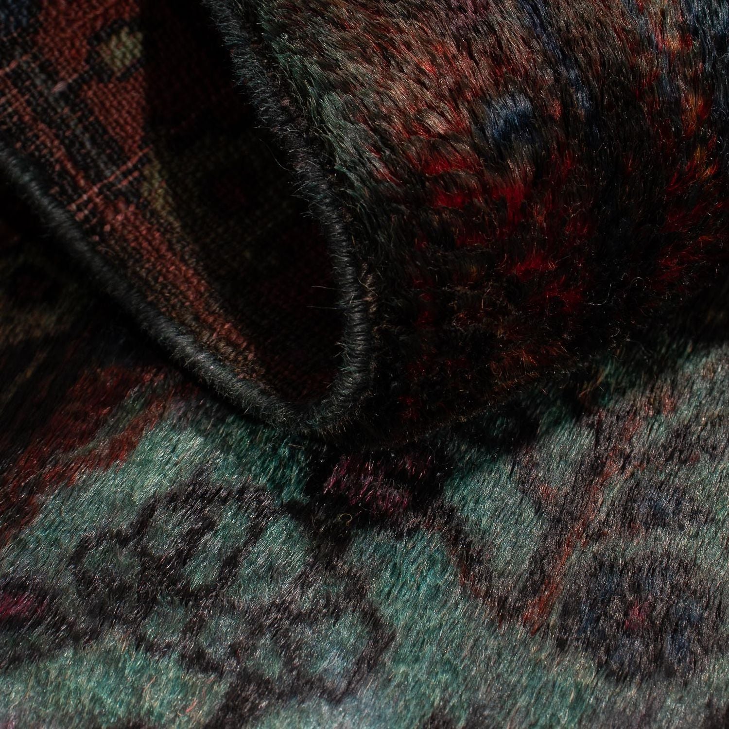 Tapis persan - Nomadic - 111 x 80 cm - bleu clair