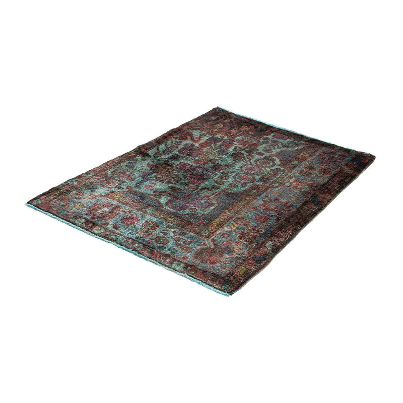 Tapis persan - Nomadic - 111 x 80 cm - bleu clair