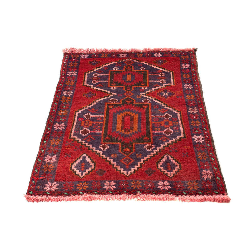 Orientteppich 125 x 87 cm - dunkelrot