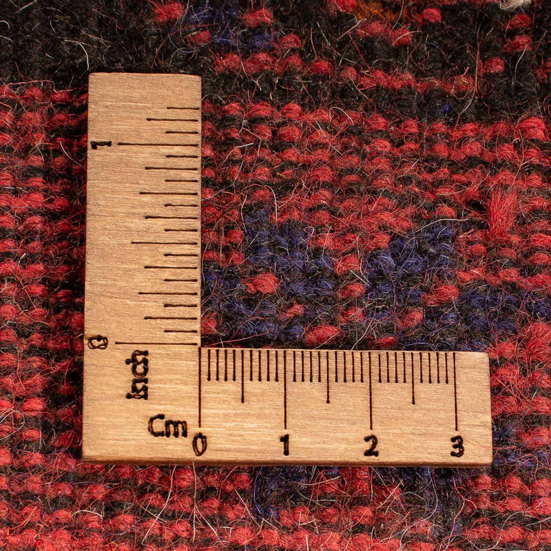 Belutsch Teppich 140 x 92 cm - dunkelrot