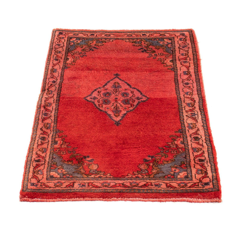 Orientteppich 124 x 63 cm - dunkelrot