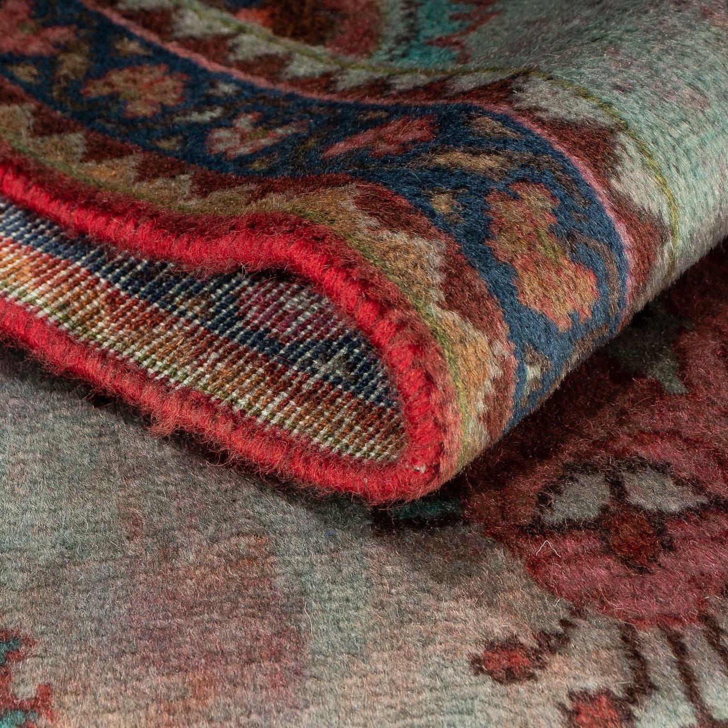 Tapis persan - Nomadic - 125 x 75 cm - bleu clair