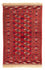 Tapis Turkaman - 123 x 83 cm - rouge foncé