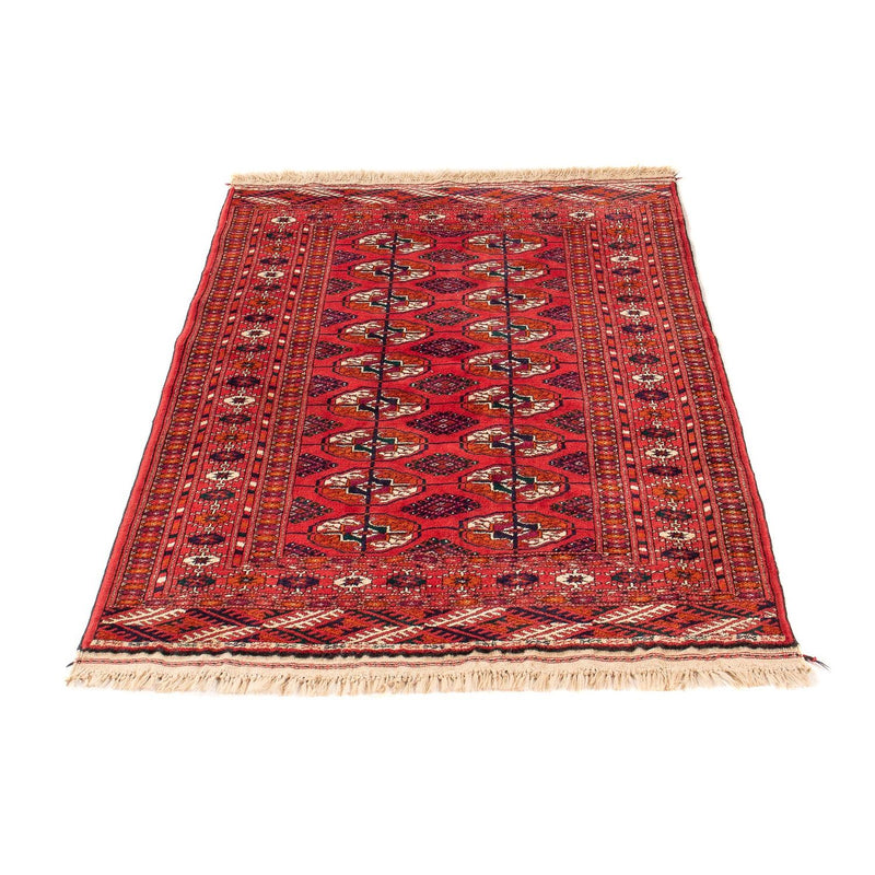 Tapis Turkaman - 123 x 83 cm - rouge foncé