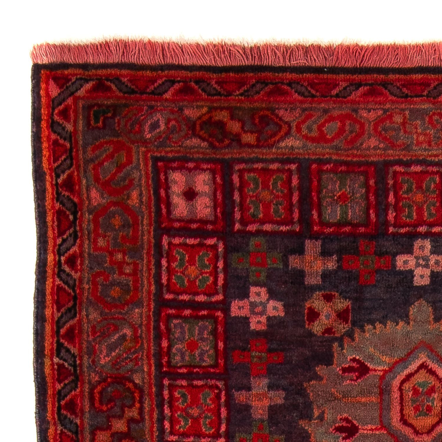 Orientteppich 154 x 78 cm - dunkelrot