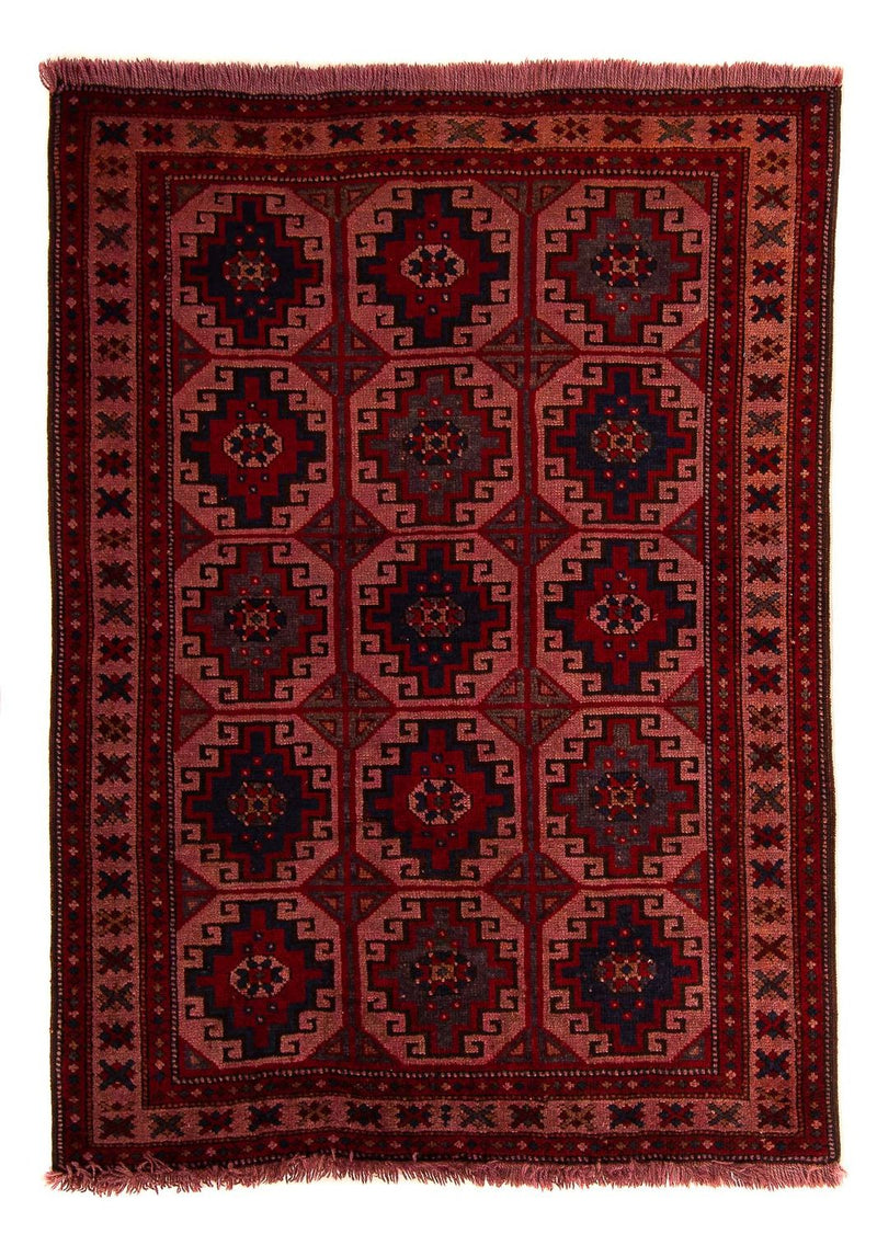 Orientteppich 131 x 104 cm - hellrot