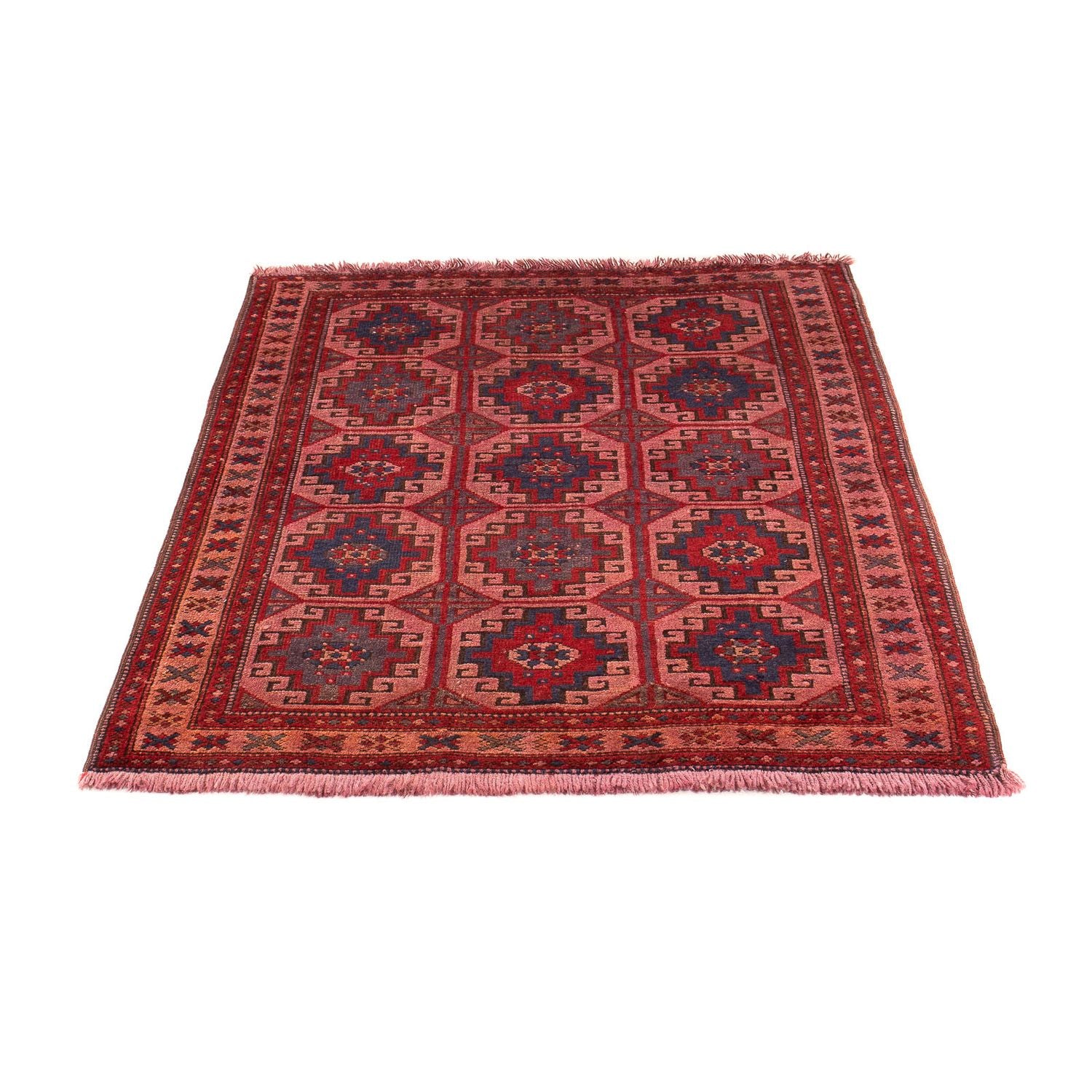 Orientteppich 131 x 104 cm - hellrot