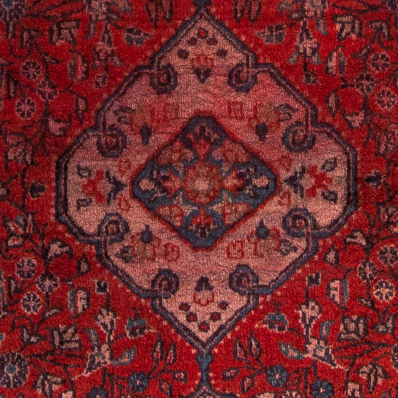 Tapis persan - Nomadic - 150 x 107 cm - rouge foncé