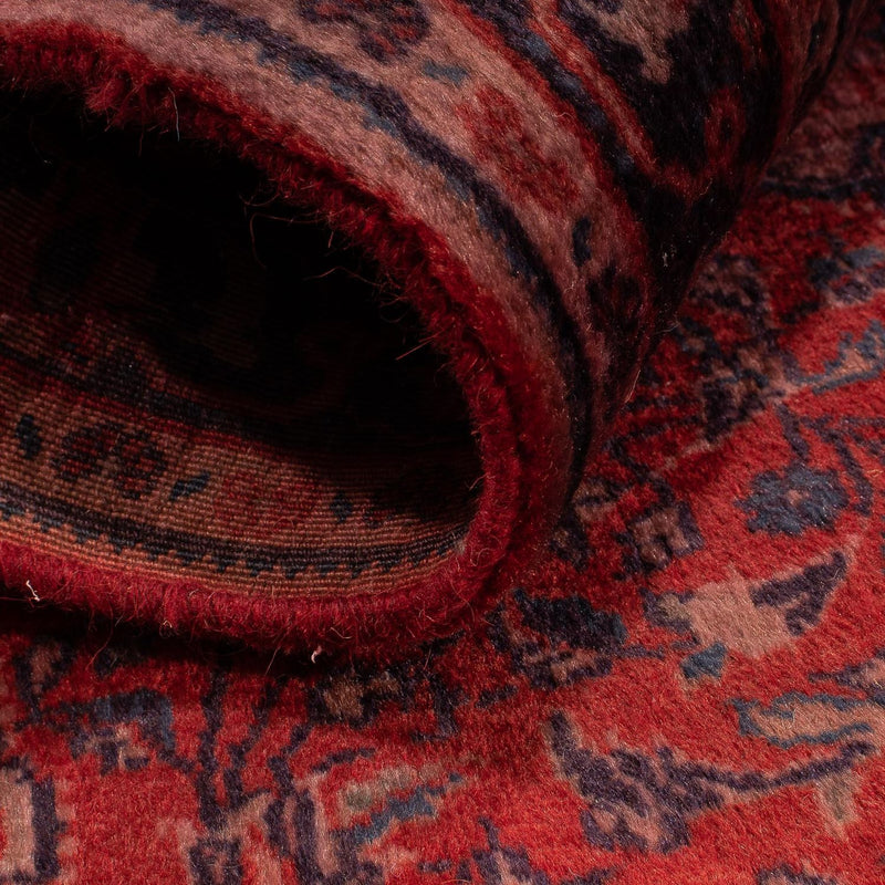Tapis persan - Nomadic - 150 x 107 cm - rouge foncé
