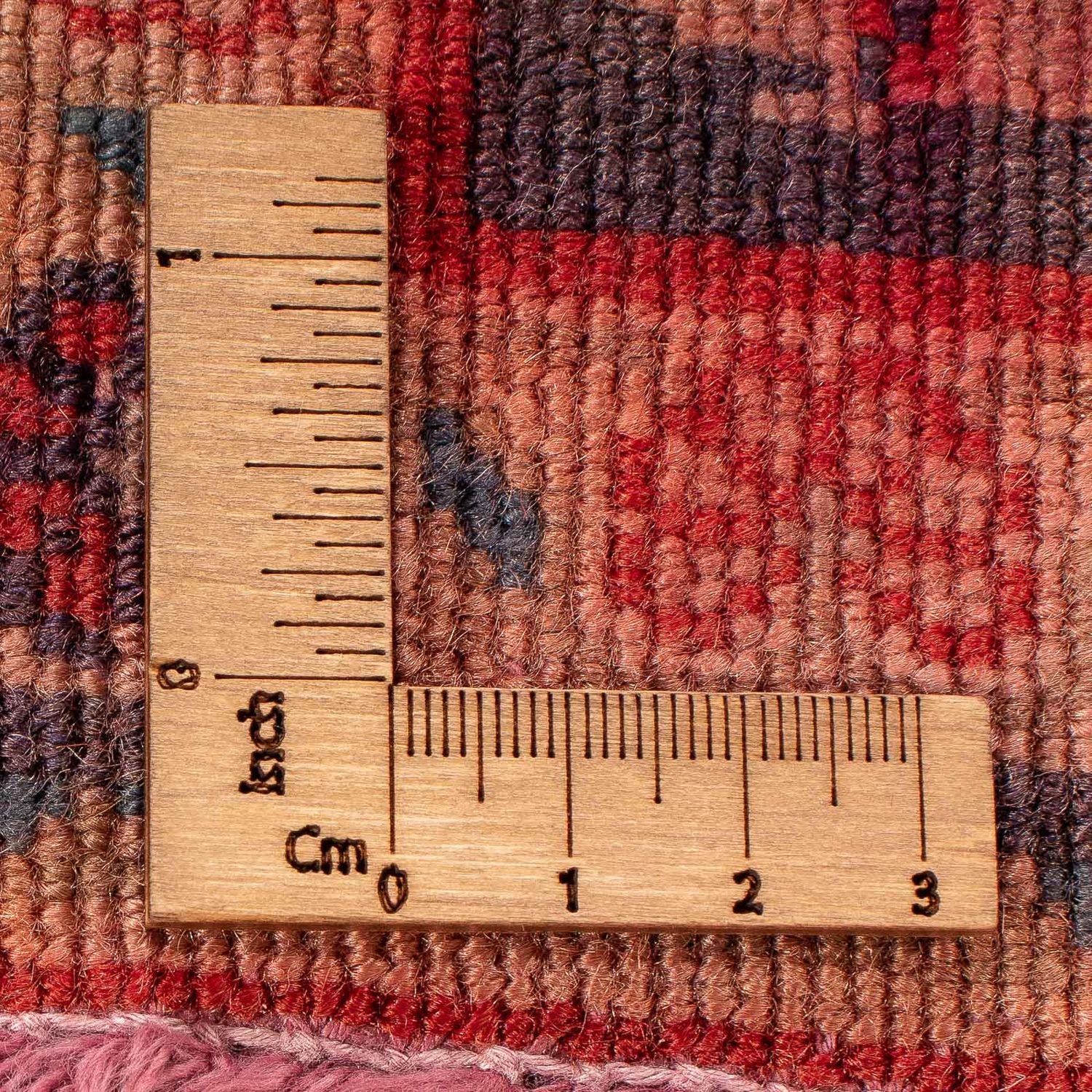 Tapis persan - Nomadic - 150 x 107 cm - rouge foncé