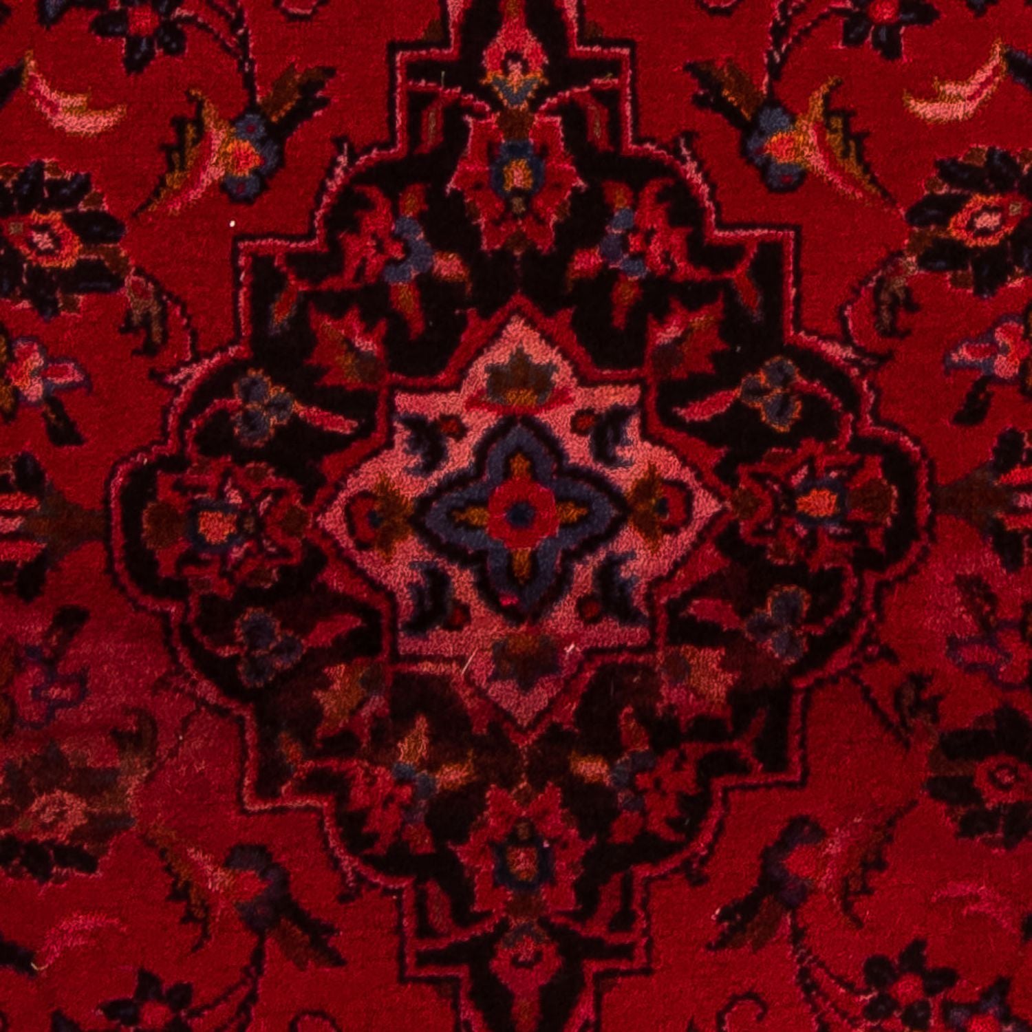 Tapis persan - Keshan - 155 x 100 cm - rouge foncé