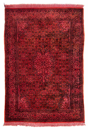 Orientteppich 176 x 113 cm - hellrot