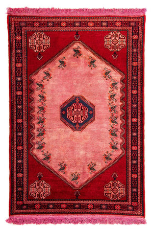 Orientteppich 155 x 103 cm - hellrot