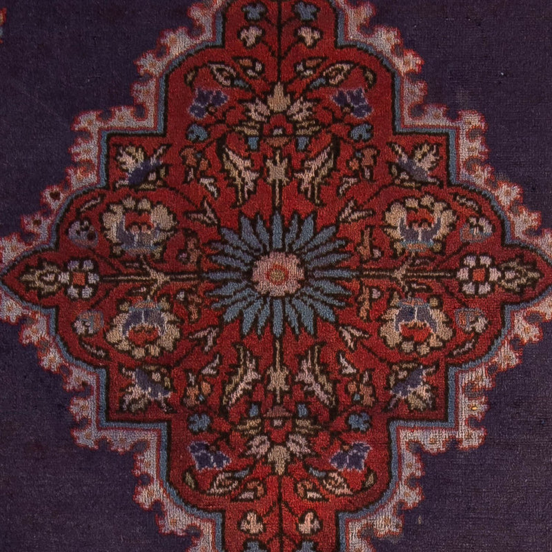 Tapis persan - Nomadic - 150 x 105 cm - bleu foncé