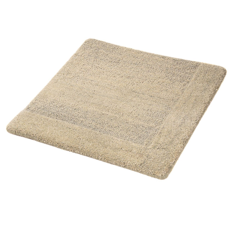 Tapis en laine carré  - 47 x 47 cm - multicolore