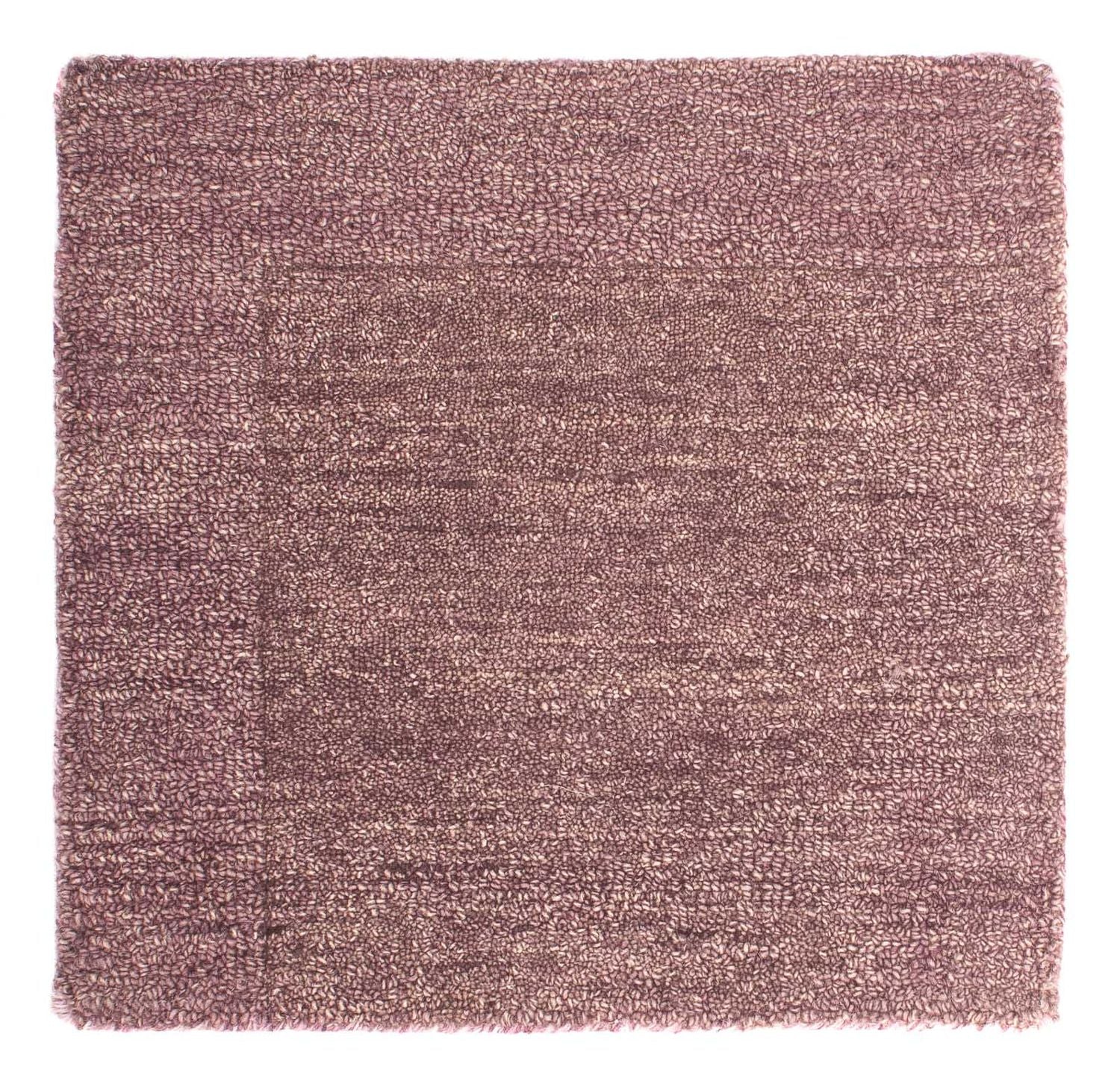 Wollteppich 47 x 47 cm Quadratischer Teppich
