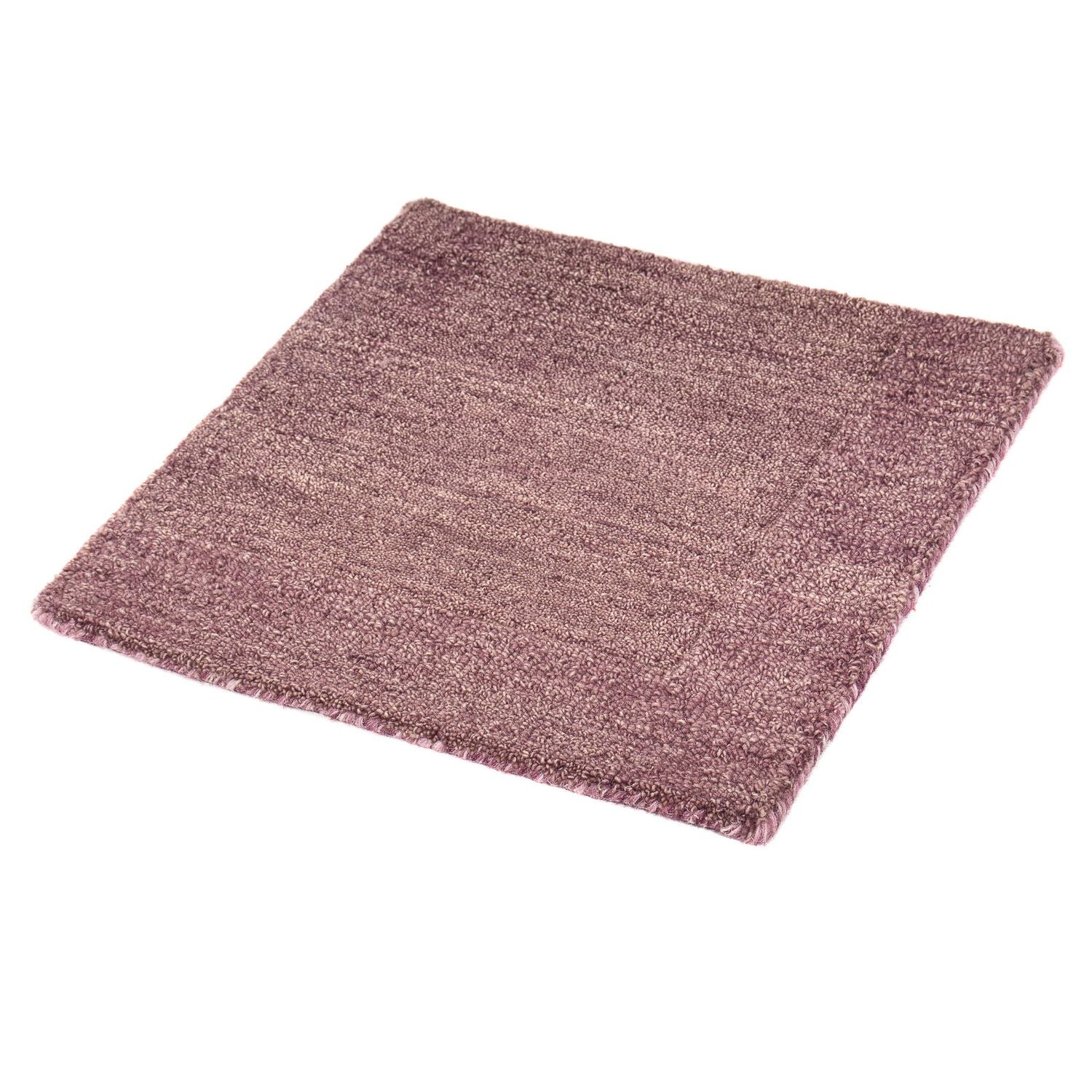 Wollteppich 47 x 47 cm Quadratischer Teppich