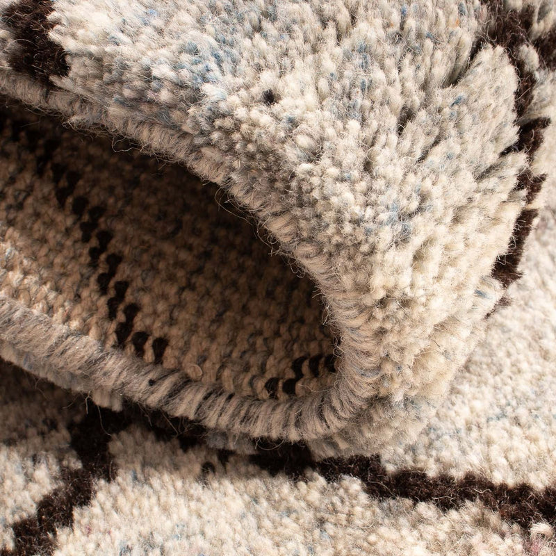 Tapis berbère - 90 x 58 cm - beige