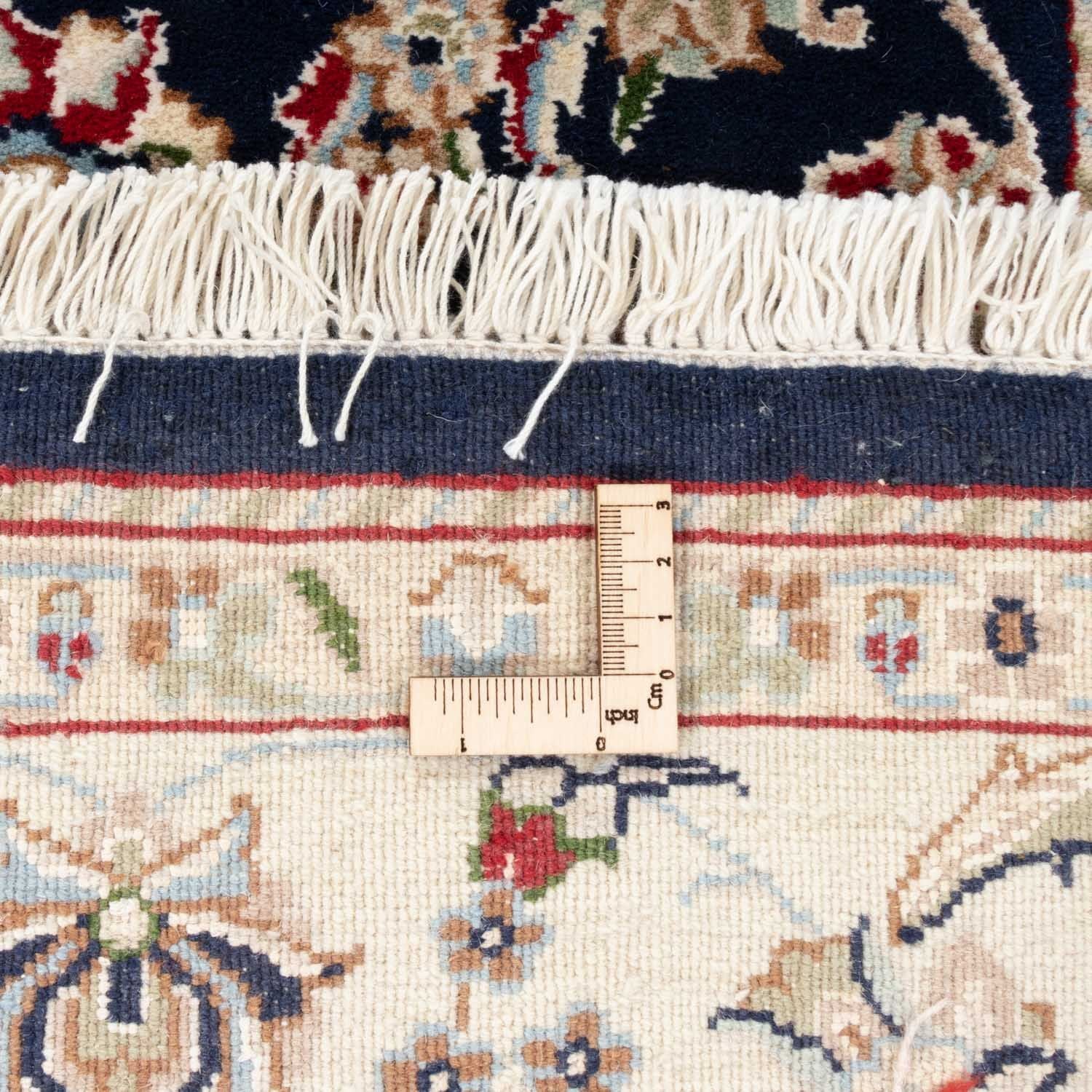 Tapis oriental - Nain - Indus - 200 x 134 cm - bleu foncé
