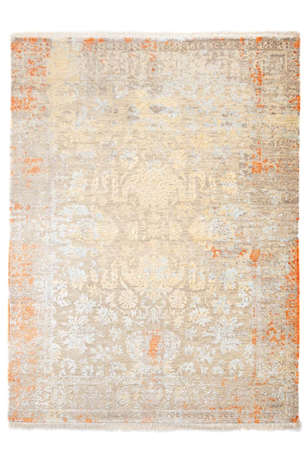 Tapis design - 203 x 153 cm - multicolore