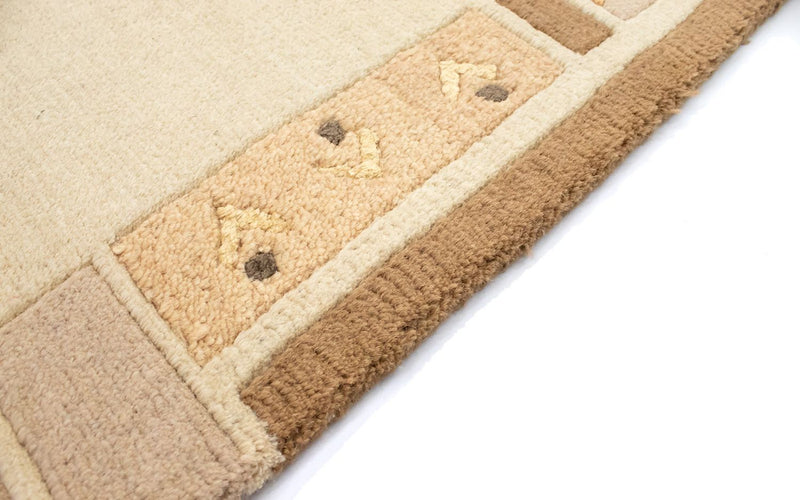 Tapis Népalais - 140 x 70 cm - beige