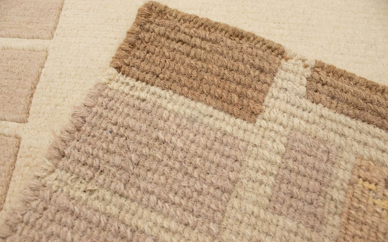 Tapis Népalais - 140 x 70 cm - beige