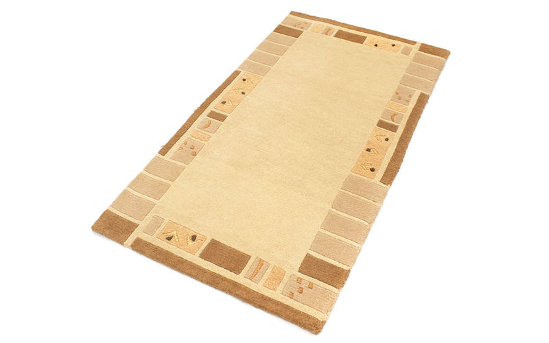 Tapis Népalais - 140 x 70 cm - beige