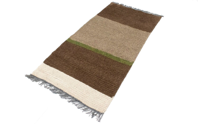 Nepal Teppich 140 x 70 cm - mehrfarbig