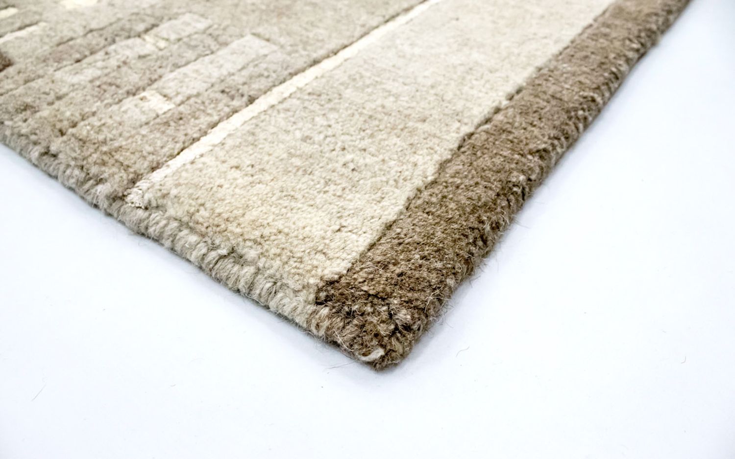 Tapis Népalais - 187 x 120 cm - naturel