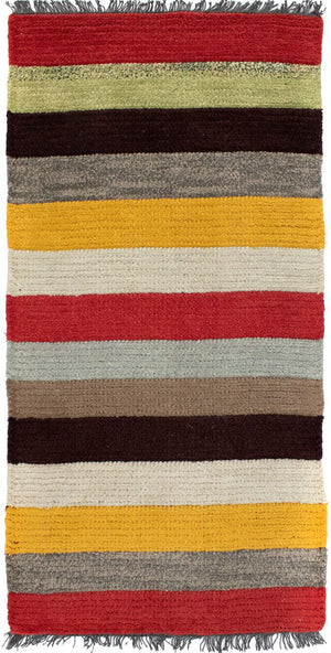 Tapis Népalais - 140 x 70 cm - multicolore