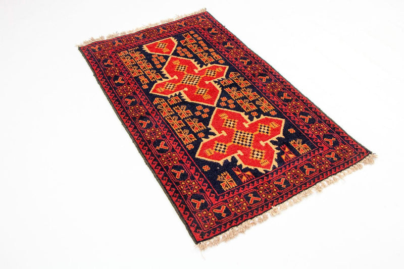 Tapis Belutsch - 136 x 80 cm - bleu