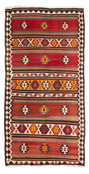 Kelim Teppich - Old 300 x 160 cm - mehrfarbig
