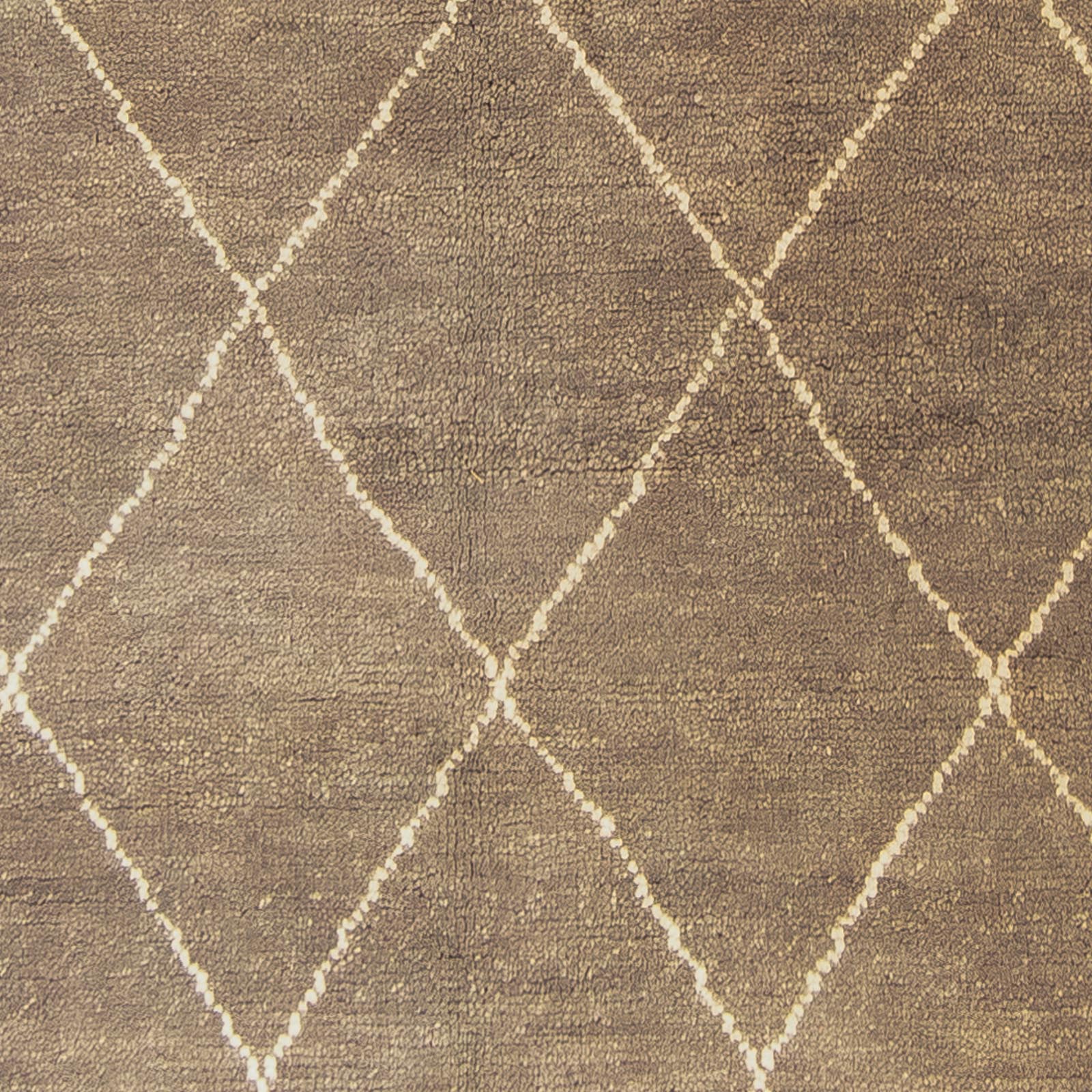 Designer Teppich 240 x 160 cm - dunkelbraun