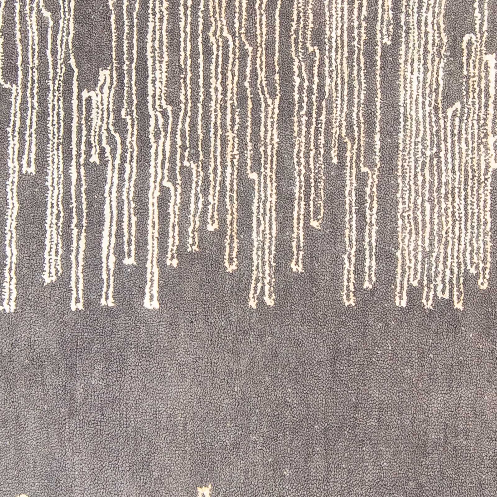 Tapis design - 244 x 151 cm - gris