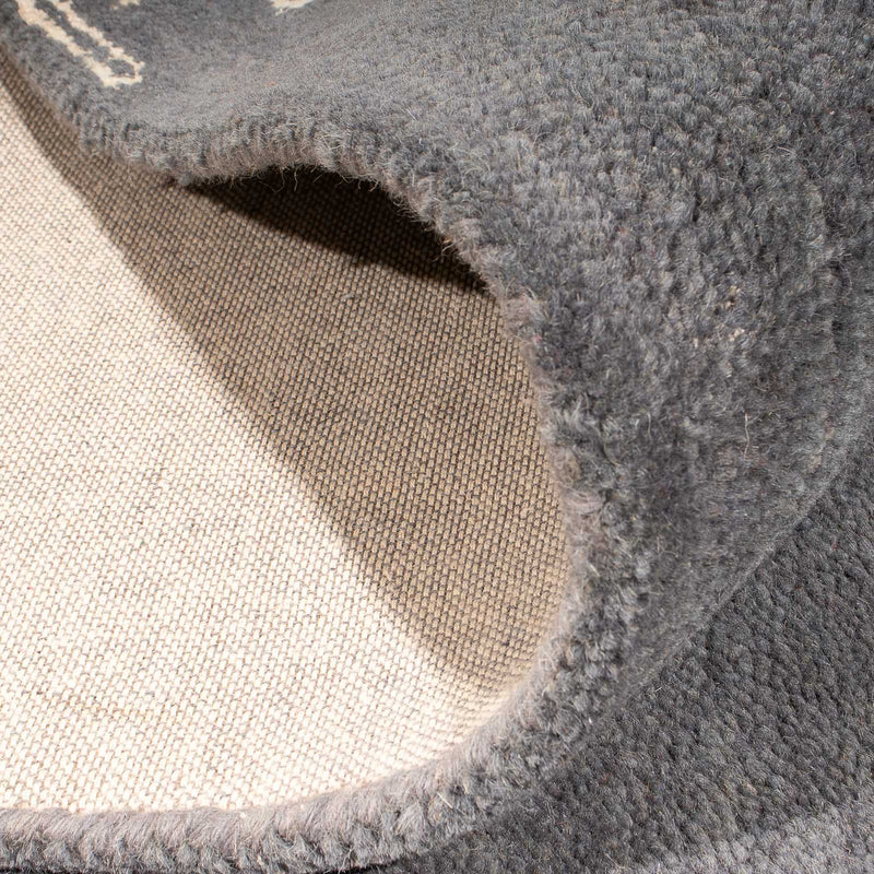 Tapis design - 244 x 151 cm - gris