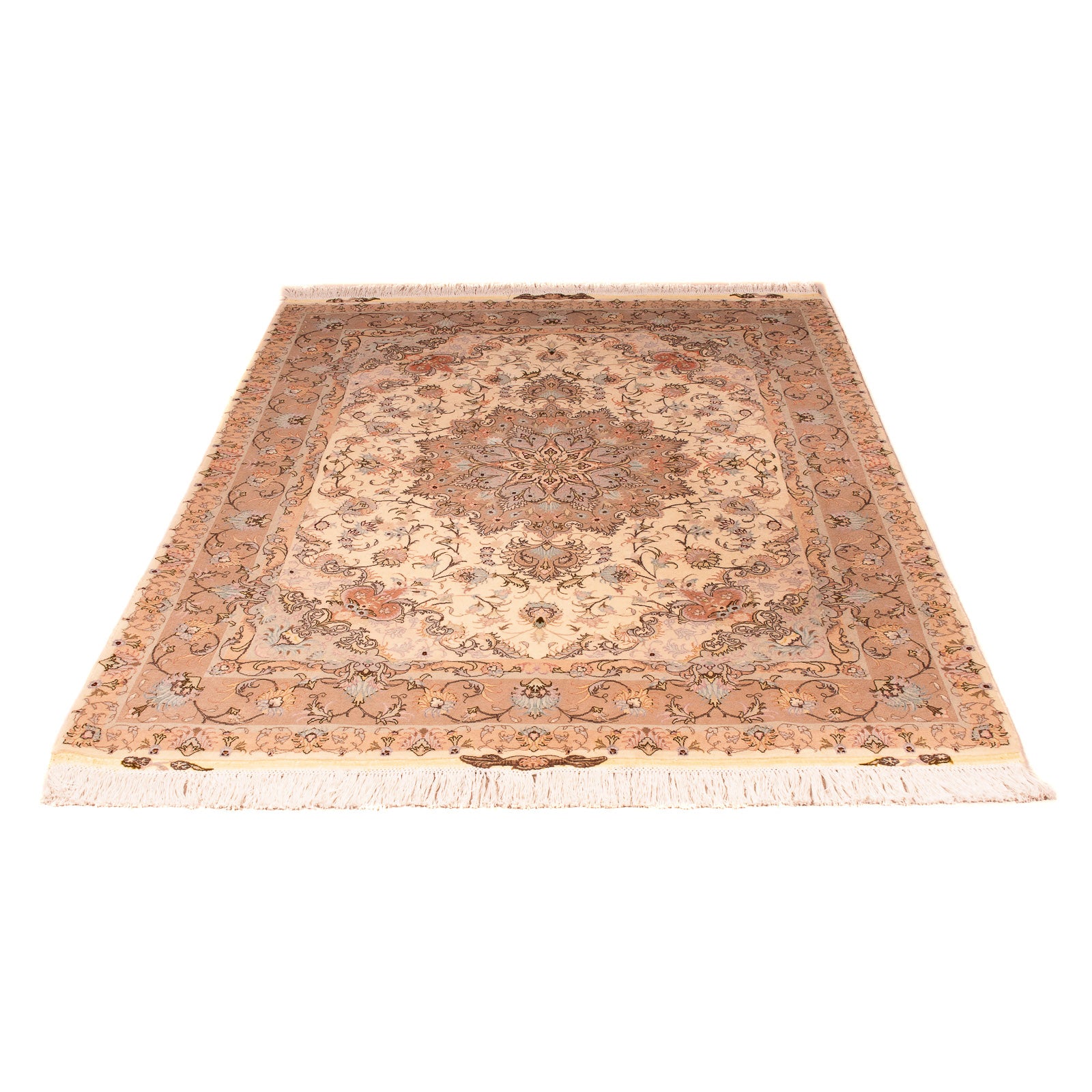 Tapis persan - Tabriz - Premium - 200 x 152 cm - beige