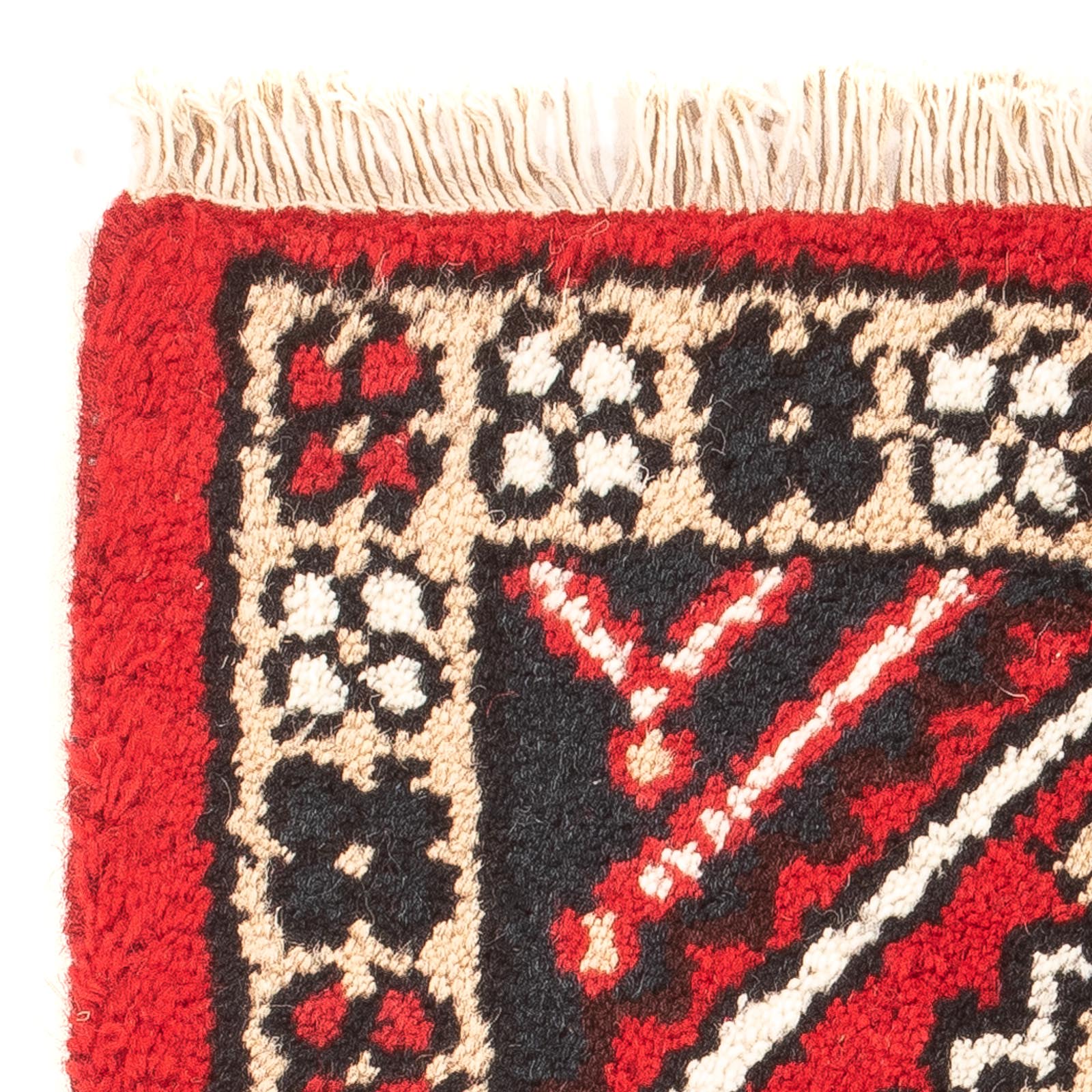 Tapis oriental - 60 x 40 cm - rouge foncé