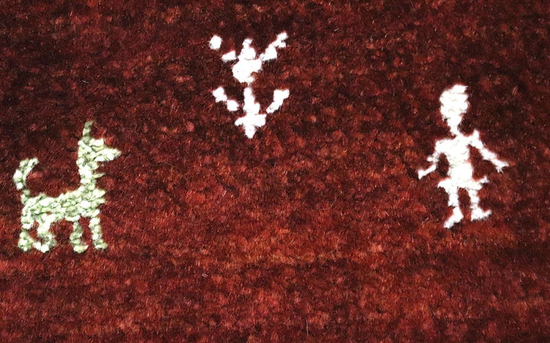 Tapis de couloir Tapis Gabbeh - Loribaft Persan - 280 x 81 cm - marron