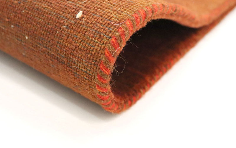 Tapis de couloir Tapis Gabbeh - Loribaft Persan - 280 x 81 cm - marron