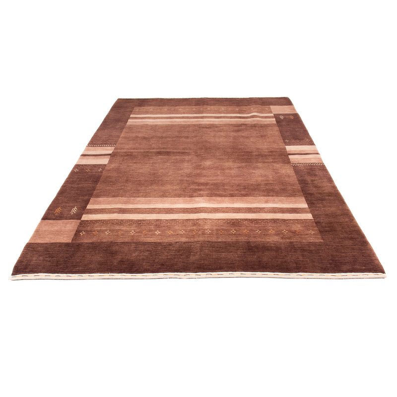 Tapis Gabbeh - Loribaft Indus - 247 x 172 cm - marron