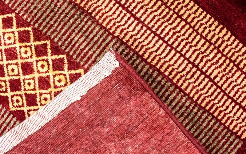Tapis Gabbeh - Loribaft Persan - 297 x 202 cm - multicolore