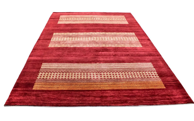 Tapis Gabbeh - Loribaft Persan - 297 x 202 cm - multicolore